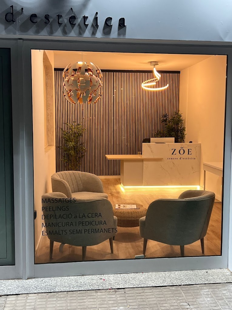 ZÖE Centre d'Estètica, fachada del local en Sant Cugat